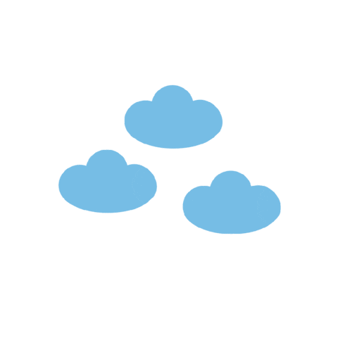 Cartoon Cloud Sticker