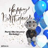 Happy Birthday GIF by Zhot