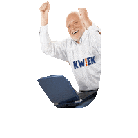 KWIEK work quick harold pensioen Sticker