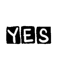 Lets Go Yes Sticker by Marcel Katz / The Art Plug
