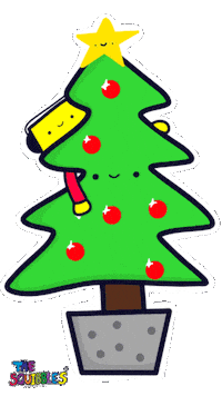 Merry Christmas Sticker by The Squibbles