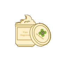 Ayurveda Vata Sticker by De Biosalon