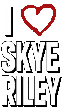 Blood On White Satin Sticker by Skye Riley
