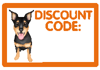 Hercules The Warrior Dog Sticker by zoopeez