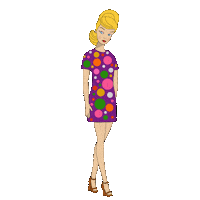 Art Girl Sticker
