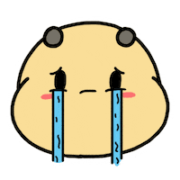 sad bubble tea Sticker by Aminal Stickers