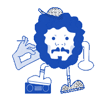 marelomanga hiphop cigarro curtindo marelomanga Sticker