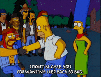 homer simpson smiling GIF
