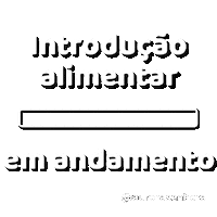 Carregando Papinha Sticker by aurorasenhora