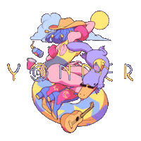 yonderfestival music party summer festival Sticker