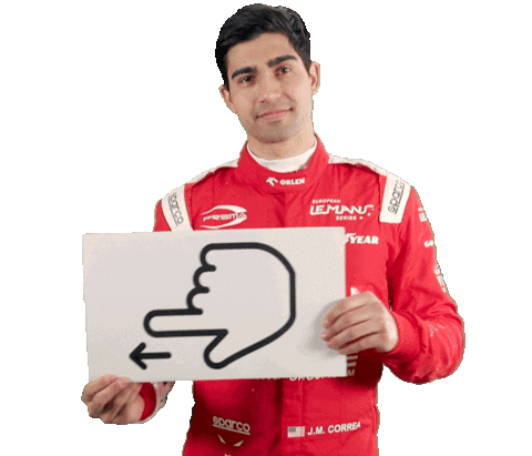 Point Left Correa Sticker by Prema Team