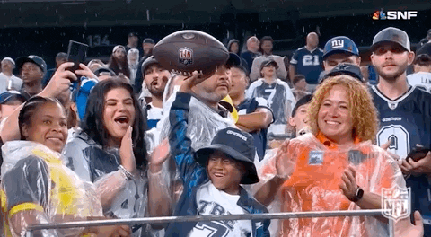 Raining Regular Season GIF by NFL