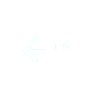 TWT_Marketing logo twt logo white twt logo Sticker