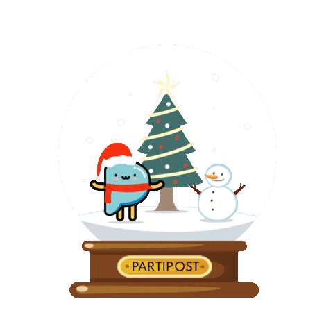 Happy Merry Christmas Sticker by Partipost