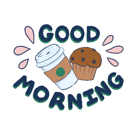 savannasteffens giphyupload coffee good morning vegan Sticker