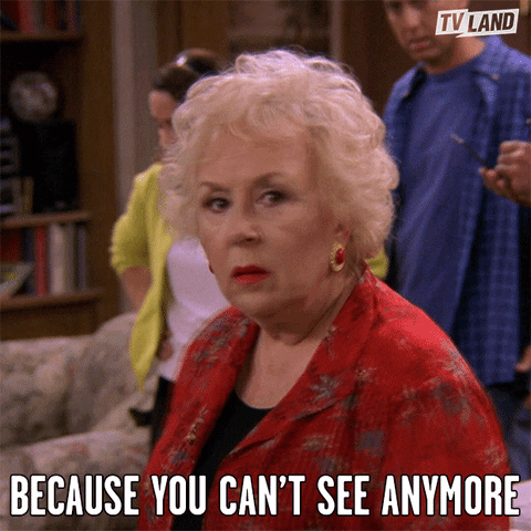 Cant See Everybody Loves Raymond GIF by TV Land