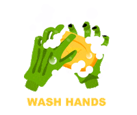 Wash Hands Halloween Sticker by The City of Calgary