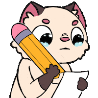 Angry Cat Sticker