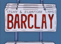Theme Park License Plate GIF by The Simpsons