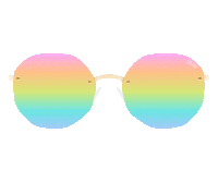 Ferris Wheel Rainbow Sticker by Quay Australia