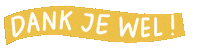Thanks Bedankt Sticker by Debetekenaar