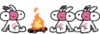 Campfire Jared Sticker