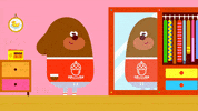 point mirror GIF by Hey Duggee
