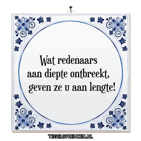 Humor Nl Sticker by Tegelspreuken.nl