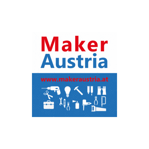 MakerAustria giphyupload diy maker doit Sticker