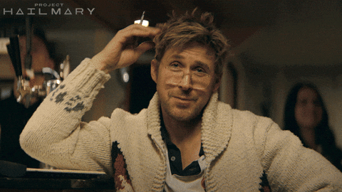 Ryan Gosling Smile GIF by Project Hail Mary
