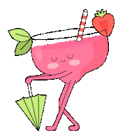 Summer Drinks Sticker