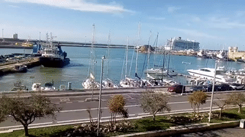 Cruise Ship on Lockdown Off Italian Coast Amid Coronavirus Scare