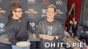 PopCultureWeekly pie in the face kyle mcmahon Pied in the face two guys with cream GIF
