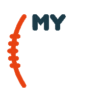 myflagfootball flagfootball myflagfootball Sticker