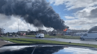 Four-Building Fire Blazes in Northeastern Netherlands