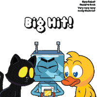 Wo Black Cat Sticker by VeeFriends