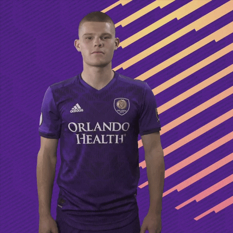 Brush Shoulders Off GIF by Orlando City SC