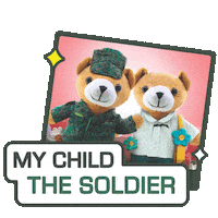 Child Soldier Sticker by Our Singapore Army