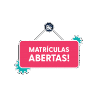 Bilingue Matriculas Sticker by Be - Currículo Bilíngue