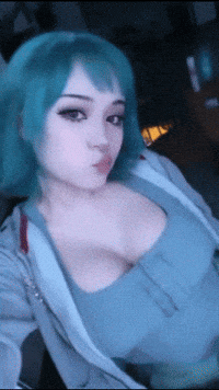 Squinting Cute Girl GIF