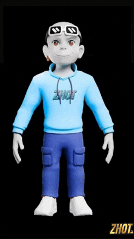 Walk Out Digital Art GIF by Zhot