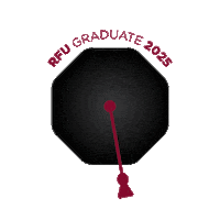 Rfu Sticker by Rosalind Franklin University of Medicine and Science