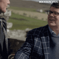 Shake Hands Starz GIF by Men in Kilts: A Roadtrip with Sam and Graham