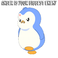 Angry How Dare You Sticker by Pudgy Penguins