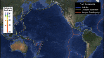 Subduction Zone Plate Tectonics GIF by EarthScope Consortium