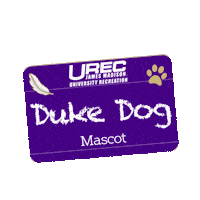 College Go Dukes Sticker by James Madison University