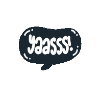 Yes Sticker by eerseart