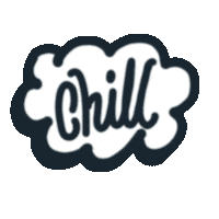Chill Sticker by eerseart