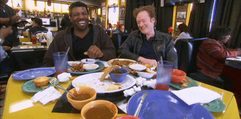 Soul Food Conan GIF by Team Coco