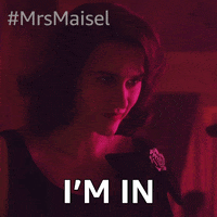 Rachel Brosnahan Prime Video GIF by The Marvelous Mrs. Maisel